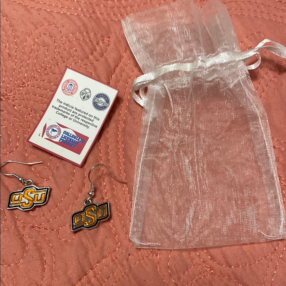 OSU Logo Earrings with Gift Bag
